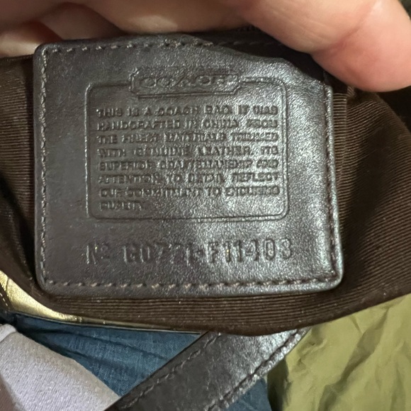 Authentic 2007 Coach Gold Brown Leather Suede
Patchwork Handbag G0771-F11408 - Picture 2 of 15